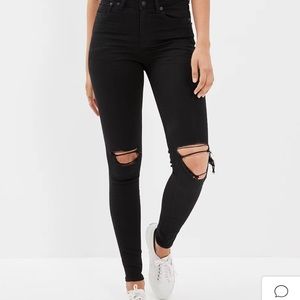 Black American Eagle skinny dream jean
